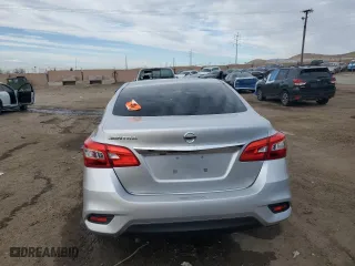 2019 Nissan Sentra SV with VIN 3N1AB7AP1KY390945, listed as a Copart auction lot 46297855 with 0 mi miles and Salvage Title. Bid and sale history available at carsss.com. Image 6.