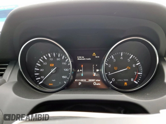 2015 Land Rover Range Rover Evoque Pure Plus with VIN SALVP2BG2FH012595, listed as a Copart auction lot 60353305 with 80,957 mi miles and Salvage title. Bid and sale history available at DreamBid. Image 9.