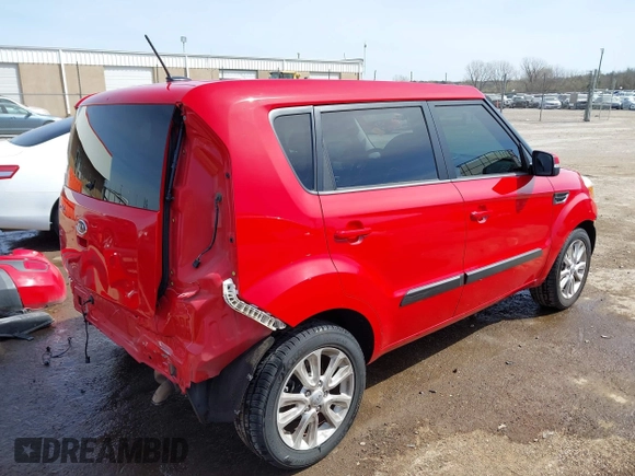 2012 Kia Soul + with VIN KNDJT2A63C7400592, listed as a IAAI auction lot 41836900 with 103,535 mi miles. Bid and sale history available at carsss.com. Image 4.