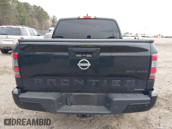 2023 Nissan Frontier PRO-4X with VIN 1N6ED1EK5PN658692, listed as a IAAI auction lot 41844237 with 50,358 mi miles. Bid and sale history available at carsss.com. Image 16.
