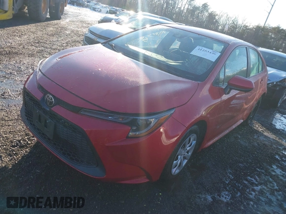 2021 Toyota Corolla LE with VIN 5YFEPMAEXMP237674, listed as a IAAI auction lot 41253439 with 78,035 mi miles and . Bid and sale history available at carsss.com. Image 17.