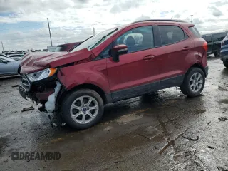 2019 Ford EcoSport SE z VIN MAJ6S3GL2KC257335, wystawiony jako Copart lot #47251315 z przebiegiem 34 583 mil mil oraz Szkoda całkowita • Salvage title. Historia ofert i sprzedaży dostępna na DreamBid. Obrazek 1.