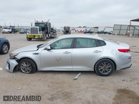 2019 Kia Optima LX with VIN 5XXGT4L38KG330893, listed as a IAAI auction lot 42365887 with 114,368 mi miles and . Bid and sale history available at DreamBid. Image 14.