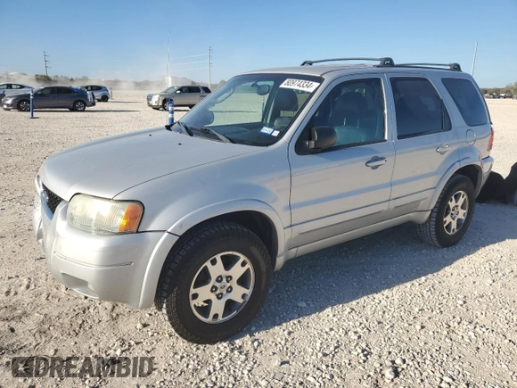 2004 Ford Escape Limited with VIN 1FMCU041X4KA45604, listed as a Copart auction lot 80974334 with 88,687 mi miles and Salvage title. Bid and sale history available at DreamBid. Image 1.