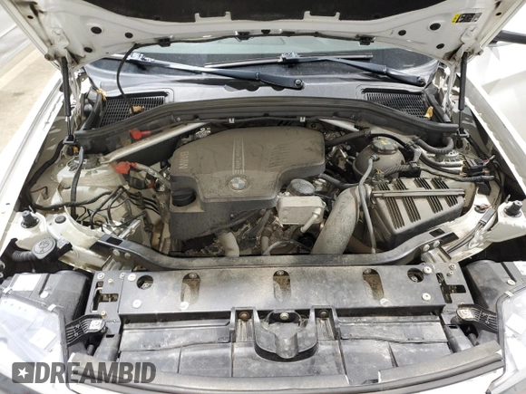 2017 BMW X3 xDrive28i with VIN 5UXWX9C34H0W78776, listed as a Copart auction lot 49159505 with 107,591 mi miles and Salvage Title. Bid and sale history available at DreamBid. Image 12.