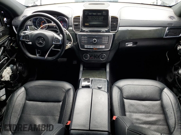 2017 Mercedes-Benz GLE 43 AMG with VIN 4JGED6EB2HA081608, listed as a Copart auction lot 55968675 with 80,218 mi miles and Salvage title. Bid and sale history available at DreamBid. Image 8.