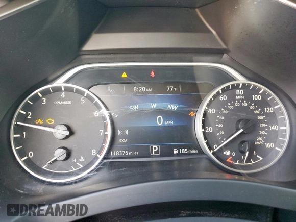 2018 Nissan Murano SL z VIN 5N1AZ2MG7JN139782, wystawiony jako Copart lot #59037605 z przebiegiem 118 375 mil mil oraz Szkoda całkowita • Salvage title. Historia ofert i sprzedaży dostępna na DreamBid. Obrazek 9.