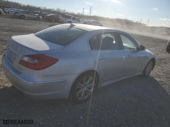 2014 Hyundai Genesis 3.8L with VIN KMHGC4DD4EU264974, listed as a Copart auction lot 89399785 with 154,230 mi miles and Salvage Title. Bid and sale history available at carsss.com. Image 3.