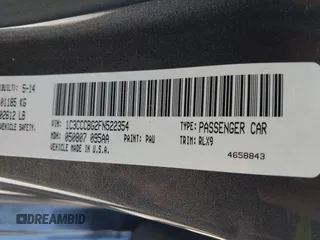 2015 Chrysler 200 S with VIN 1C3CCCBG2FN522354, listed as a IAAI auction lot 42101597 with 147,837 mi miles. Bid and sale history available at carsss.com. Image 9.