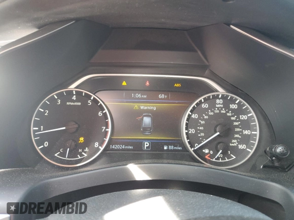 2016 Nissan Murano SV with VIN 5N1AZ2MG0GN169702, listed as a Copart auction lot 50303555 with 142,024 mi miles and Salvage Title. Bid and sale history available at carsss.com. Image 9.
