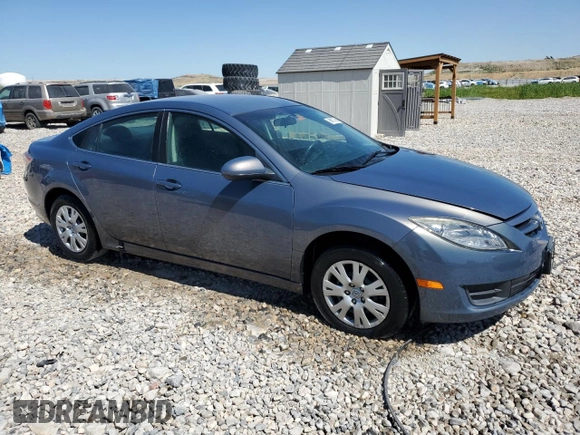 2010 Mazda 6 i Sport with VIN 1YVHZ8BH8A5M31954, listed as a Copart auction lot 60073815 with 183,327 mi miles and Salvage title. Bid and sale history available at DreamBid. Image 4.