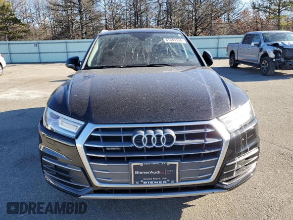 2018 Audi Q5 Premium with VIN WA1ANAFY5J2006403, listed as a Copart auction lot 87045534 with 99,215 mi miles and Salvage title. Bid and sale history available at DreamBid. Image 5.
