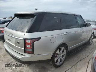 2016 Land Rover Range Rover with VIN SALGV3EF6GA272015, listed as a Copart auction lot 74750434 with 57,778 mi miles and Salvage title. Bid and sale history available at DreamBid. Image 3.