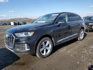2020 Audi Q7 Premium Plus with VIN WA1LJAF73LD011022, listed as a Copart auction lot 88948205 with 58,296 mi miles and Salvage title. Bid and sale history available at DreamBid. Image 1.