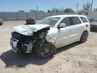 2019 Dodge Durango GT Plus z VIN 1C4RDHDGXKC650425, wystawiony jako Copart lot #52550755 z przebiegiem 108 759 mil mil oraz Szkoda całkowita • Salvage title. Historia ofert i sprzedaży dostępna na DreamBid. Obrazek 1.