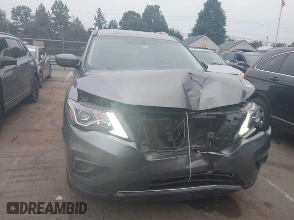 2019 Nissan Pathfinder SV with VIN 5N1DR2MN5KC633714, listed as a IAAI auction lot 42693523 with 123,674 mi miles and . Bid and sale history available at DreamBid. Image 12.