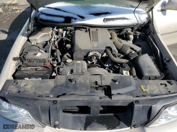 2003 Lincoln Town Car Cartier with VIN 1LNHM83WX3Y704827, listed as a Copart auction lot 44561495 with 89,936 mi miles and Salvage Title. Bid and sale history available at carsss.com. Image 11.