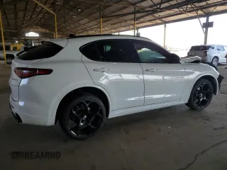 2022 Alfa Romeo Stelvio Ti with VIN ZASPAKBN7N7D25427, listed as a Copart auction lot 45980975 with 58,154 mi miles and Salvage Title. Bid and sale history available at carsss.com. Image 3.