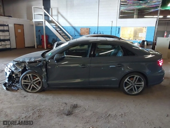 2017 Audi A3 Sedan Premium with VIN WAUB8GFF7H1007262, listed as a IAAI auction lot 41639951 with NaN miles. Bid and sale history available at carsss.com. Image 14.