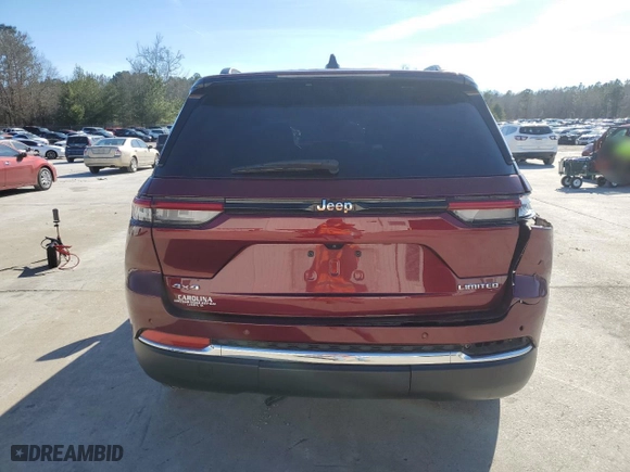2023 Jeep Grand Cherokee Limited with VIN 1C4RJHBG3PC530033, listed as a Copart auction lot 46305975 with 45,938 mi miles and Salvage Title. Bid and sale history available at carsss.com. Image 6.
