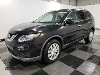 2016 Nissan Rogue S with VIN KNMAT2MT9GP682714, listed as a Copart auction lot 55051085 with 112,654 mi miles and Clean Title. Bid and sale history available at carsss.com. Image 1.