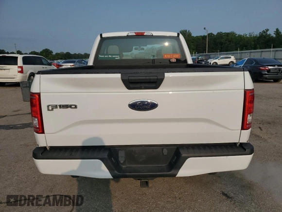 2017 Ford F-150 XL with VIN 1FTEX1EP5HFB04005, listed as a Copart auction lot 58965345 with 49,400 mi miles and Salvage title. Bid and sale history available at DreamBid. Image 6.