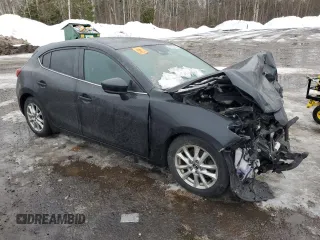 2017 Mazda 3 Touring with VIN JM1BN1L70H1153850, listed as a Copart auction lot 47006105 with Not Provided miles and Salvage Title. Bid and sale history available at carsss.com. Image 4.