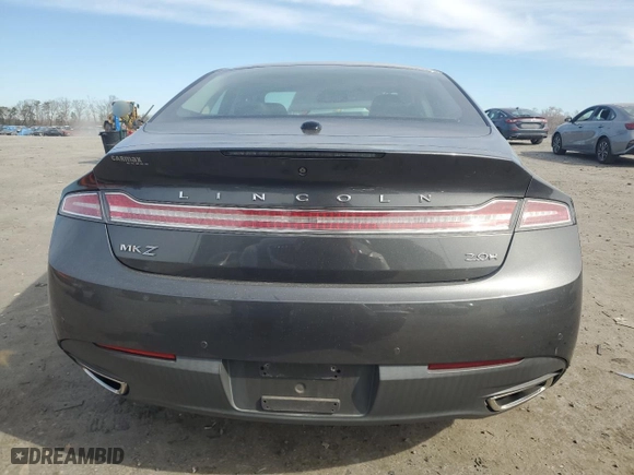 2015 Lincoln MKZ Hybrid with VIN 3LN6L2LU2FR612040, listed as a Copart auction lot 48547645 with 56,486 mi miles and Salvage Title. Bid and sale history available at carsss.com. Image 6.