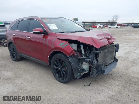2020 Kia Sorento EX V6 with VIN 5XYPH4A5XLG710627, listed as a IAAI auction lot 41636638 with 166,073 mi miles. Bid and sale history available at carsss.com. Image 1.
