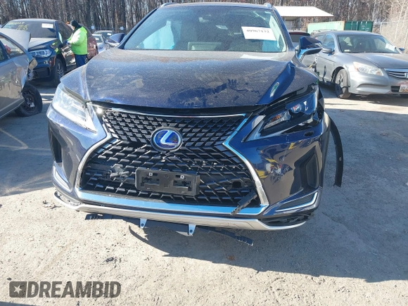 2022 Lexus RX with VIN JTJHGKFAXN2023336, listed as a IAAI auction lot 40967132 with 27,947 mi miles. Bid and sale history available at carsss.com. Image 6.