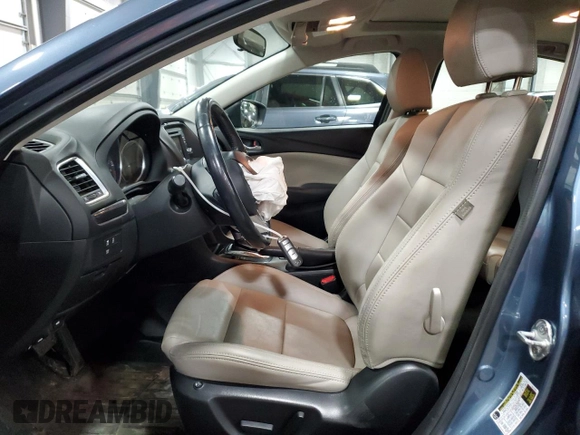 2015 Mazda 6 i Touring with VIN JM1GJ1V51F1207909, listed as a Copart auction lot 51362515 with 55,392 mi miles and Salvage Title. Bid and sale history available at carsss.com. Image 7.