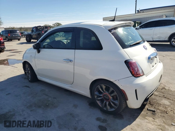 2018 FIAT 500 Pop with VIN 3C3CFFKH2JT504754, listed as a Copart auction lot 42126405 with 95,194 mi miles and Salvage Title. Bid and sale history available at carsss.com. Image 2.
