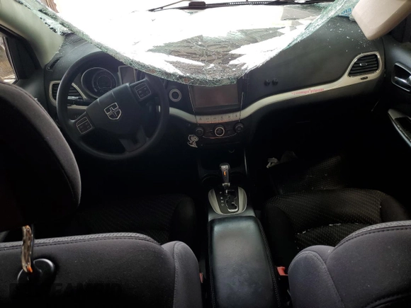 2012 Dodge Journey SXT with VIN 3C4PDDBG0CT260846, listed as a Copart auction lot 62384985 with 99,309 mi miles and Salvage title. Bid and sale history available at DreamBid. Image 8.