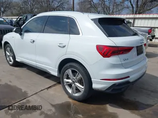 2022 Audi Q3 S line Premium Plus with VIN WA1EECF31N1071519, listed as a IAAI auction lot 41566512 with 32,045 mi miles. Bid and sale history available at carsss.com. Image 3.