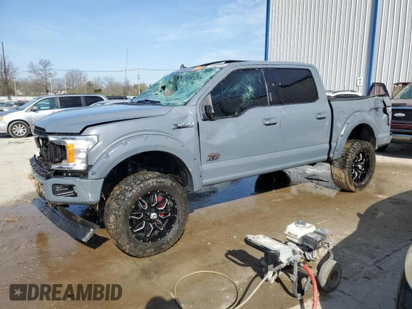 2019 Ford F-150 XL with VIN 1FTEW1E56KFA97042, listed as a Copart auction lot 50885595 with Not provided miles and Salvage title. Bid and sale history available at DreamBid. Image 1.