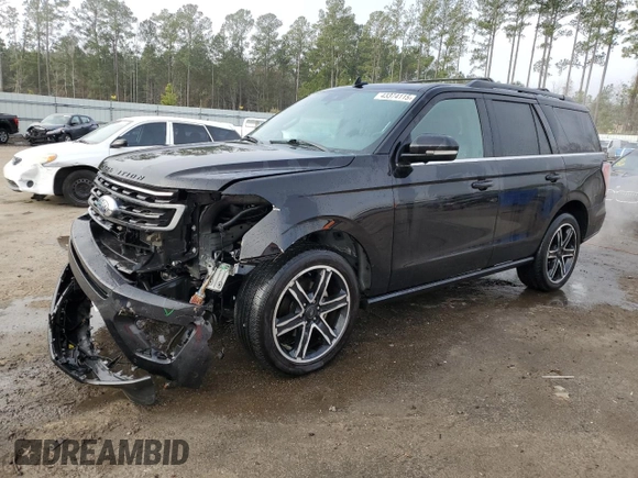 2019 Ford Expedition Limited with VIN 1FMJU2AT7KEA67788, listed as a Copart auction lot 43374115 with 77,472 mi miles and Salvage Title. Bid and sale history available at carsss.com. Image 1.