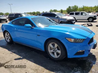 2017 Ford Mustang V6 with VIN 1FA6P8AM2H5209900, listed as a Copart auction lot 60493055 with 93,160 mi miles and Salvage title. Bid and sale history available at DreamBid. Image 4.