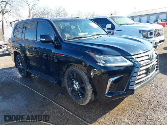 2020 Lexus LX with VIN JTJDY7AX8L4319302, listed as a IAAI auction lot 41818027 with 36,041 mi miles. Bid and sale history available at carsss.com. Image 1.