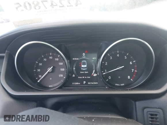 2016 Land Rover Range Rover Sport SE with VIN SALWG2PF3GA101123, listed as a IAAI auction lot 42247805 with 111,268 mi miles and . Bid and sale history available at DreamBid. Image 7.
