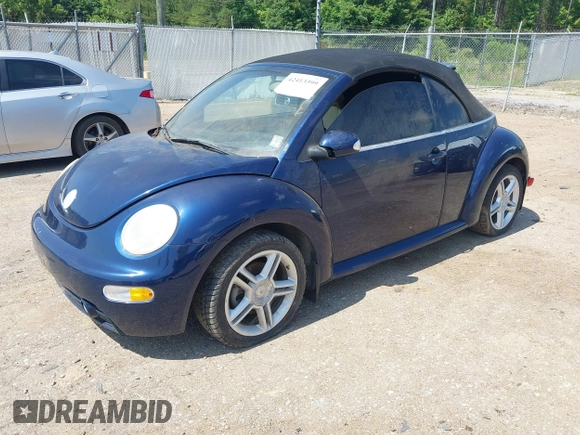 2005 Volkswagen Beetle GLS with VIN 3VWCD31Y95M300662, listed as a IAAI auction lot 42413399 with 80,342 mi miles and . Bid and sale history available at DreamBid. Image 2.