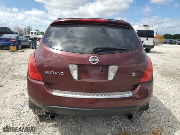 2007 Nissan Murano SL with VIN JN8AZ08T27W513948, listed as a Copart auction lot 75275684 with 173,850 mi miles and Salvage Title. Bid and sale history available at carsss.com. Image 6.