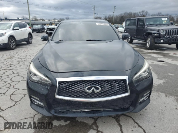 2017 Infiniti Q50 Premium with VIN JN1EV7AR0HM838405, listed as a Copart auction lot 47874455 with 87,383 mi miles and Clean title. Bid and sale history available at DreamBid. Image 5.