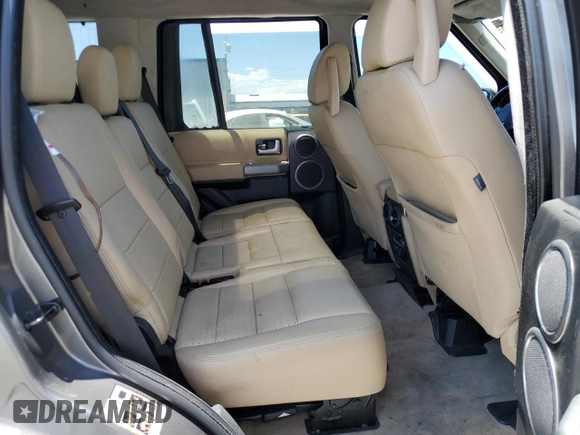 2008 Land Rover LR3 SE with VIN SALAE25428A465973, listed as a Copart auction lot 54921553 with 252,297 mi miles and Salvage title. Bid and sale history available at DreamBid. Image 10.