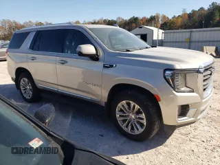 2021 GMC Yukon SLT with VIN 1GKS1BKDXMR435793, listed as a Copart auction lot 76443834 with 71,027 mi miles and Salvage Title. Bid and sale history available at carsss.com. Image 4.