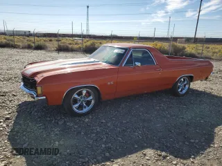 1972 Chevrolet El Camino z VIN 1D80J2L512498, wystawiony jako Copart lot #72752934 z przebiegiem Nie podano mil oraz Szkody całkowita. Historia ofert i sprzedaży dostępna na DreamBid. Obrazek 1.