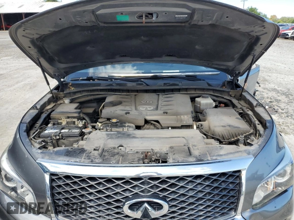 2017 Infiniti QX80 with VIN JN8AZ2NF5H9642681, listed as a Copart auction lot 71200704 with 132,250 mi miles and Salvage Title. Bid and sale history available at carsss.com. Image 11.