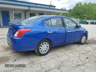 2015 Nissan Versa SV with VIN 3N1CN7AP7FL824210, listed as a Copart auction lot 58323395 with 69,724 mi miles and Salvage title. Bid and sale history available at DreamBid. Image 3.
