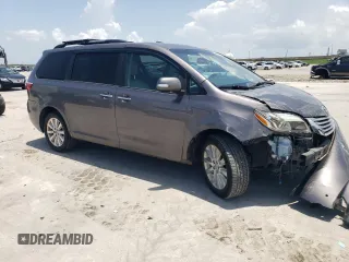 2015 Toyota Sienna Limited with VIN 5TDDK3DC2FS123483, listed as a Copart auction lot 61663545 with 88,390 mi miles and Salvage title. Bid and sale history available at DreamBid. Image 4.