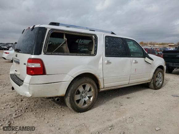2009 Ford Expedition EL Limited with VIN 1FMFK205X9EB20427, listed as a Copart auction lot 82390454 with 194,255 mi miles and Salvage Title. Bid and sale history available at carsss.com. Image 3.
