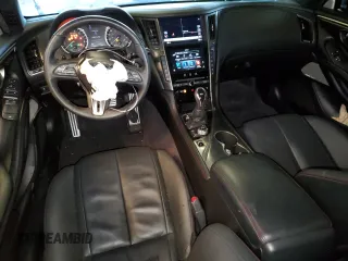2022 Infiniti Q60 Red Sport 400 with VIN JN1FV7LKXNM660681, listed as a Copart auction lot 48709535 with 8,462 mi miles and Non repairable. Bid and sale history available at DreamBid. Image 8.